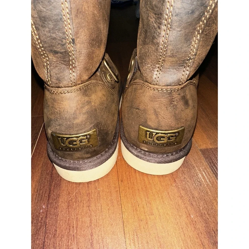 Ugg Australia Sutter Boot Brown‎ Water Resistant Size 8 1005374